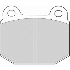 FD6969A NECTO Комплект тормозных колодок, дисковый тормоз