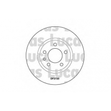 DF2720 TRW Тормозной диск