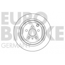 5815209943 EUROBRAKE Тормозной диск