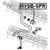 HYSB-SFR FEBEST Опора, стабилизатор