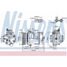 89162 NISSENS Компрессор, кондиционер