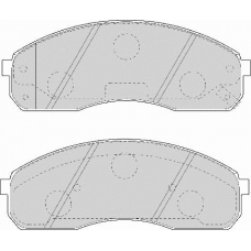 FD7047N NECTO Комплект тормозных колодок, дисковый тормоз
