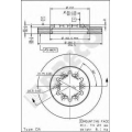 BS 8196 BRECO Тормозной диск