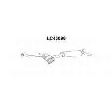 LC43098 VENEPORTE Глушитель выхлопных газов конечный