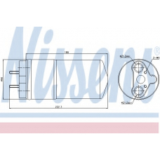 95462 NISSENS Осушитель, кондиционер