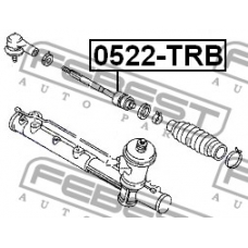 0522-TRB FEBEST Осевой шарнир, рулевая тяга