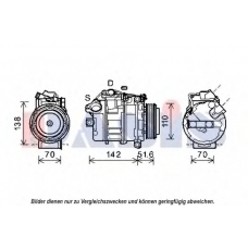 852549N AKS DASIS Компрессор, кондиционер