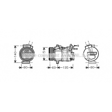 RTK486 AVA Компрессор, кондиционер