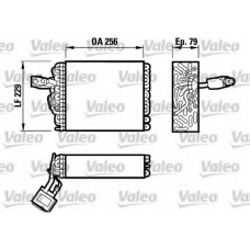 817032 VALEO Испаритель, кондиционер