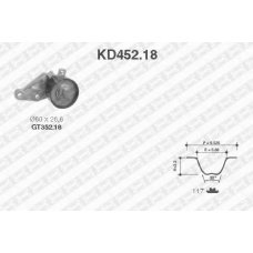 KD452.18 SNR Комплект ремня грм