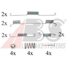 0861Q ABS Комплектующие, тормозная колодка