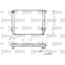 810961 VALEO Радиатор, охлаждение двигателя