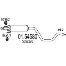 01.54580 MTS Средний глушитель выхлопных газов