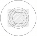 15250 MAPCO Тормозной диск