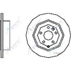 DSK2520 APEC Тормозной диск