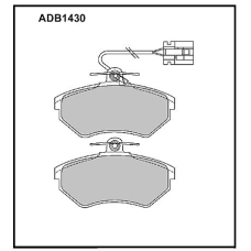 ADB1430 Allied Nippon Тормозные колодки