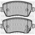 BBP2166 BORG & BECK Комплект тормозных колодок, дисковый тормоз
