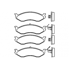 21822 172  0 5 T4047 TEXTAR Колодки тормозные