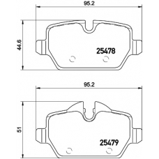 MDB3131 MINTEX Комплект тормозных колодок, дисковый тормоз