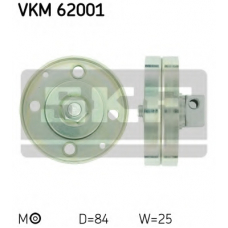 VKM 62001 SKF Натяжной ролик, поликлиновой  ремень