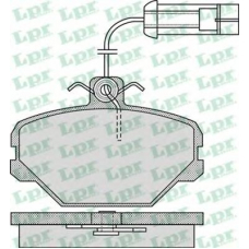 05P1092 LPR Комплект тормозных колодок, дисковый тормоз