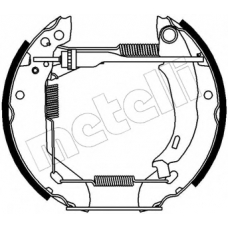 51-0060 METELLI Комплект тормозных колодок