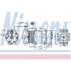 89474 NISSENS Компрессор, кондиционер