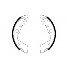 S957 SIMER Комплект тормозных колодок