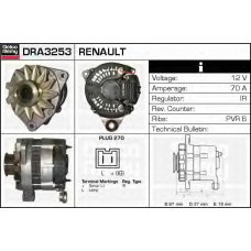 DRA3253 DELCO REMY Генератор