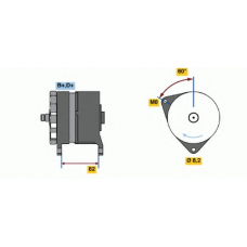 0 120 469 808 BOSCH Генератор