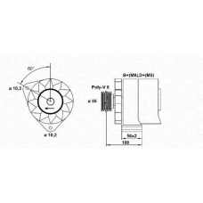 943356627010 MAGNETI MARELLI Генератор