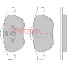 1170161 METZGER Комплект тормозных колодок, дисковый тормоз