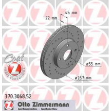 370.3068.52 ZIMMERMANN Тормозной диск