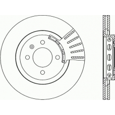 BDR1586.20 OPEN PARTS Тормозной диск