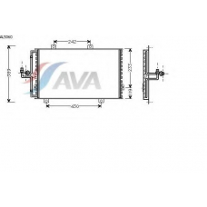 AL5060 AVA Конденсатор, кондиционер