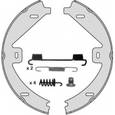 M889R MGA Комплект тормозных колодок, стояночная тормозная с