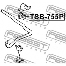 TSB-755P FEBEST Опора, стабилизатор