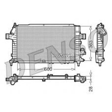 DRM20104 DENSO Радиатор, охлаждение двигателя