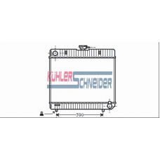 0301601 KUHLER SCHNEIDER Радиатор, охлаждение двигател