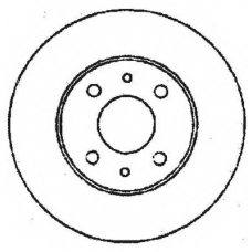 561387BC BENDIX Тормозной диск