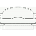 MDB1110 MINTEX Комплект тормозных колодок, дисковый тормоз