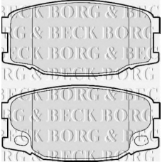 BBP2158 BORG & BECK Комплект тормозных колодок, дисковый тормоз