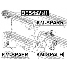 KM-SPALH FEBEST Подвеска, двигатель