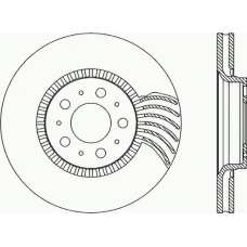 BDR1846.20 OPEN PARTS Тормозной диск