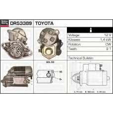 DRS3389 DELCO REMY Стартер