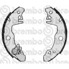 S 68 509 BREMBO Комплект тормозных колодок