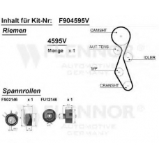 F904490V FLENNOR Комплект ремня грм