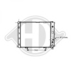 8504774 DIEDERICHS Радиатор, охлаждение двигателя
