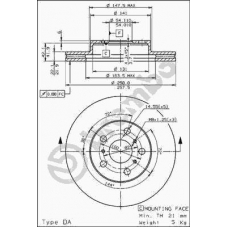 09.5676.10 BREMBO Тормозной диск