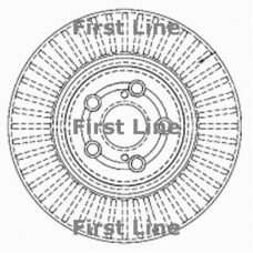 FBD1502 FIRST LINE Тормозной диск